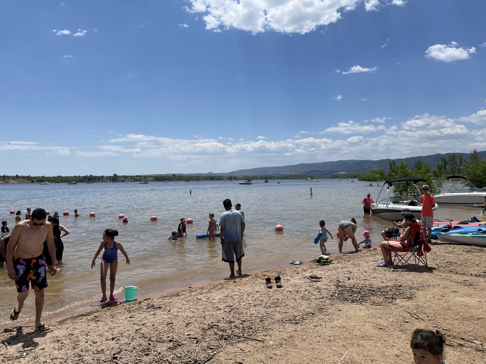 Chatfield Reservoir swim beach, south Denver metro